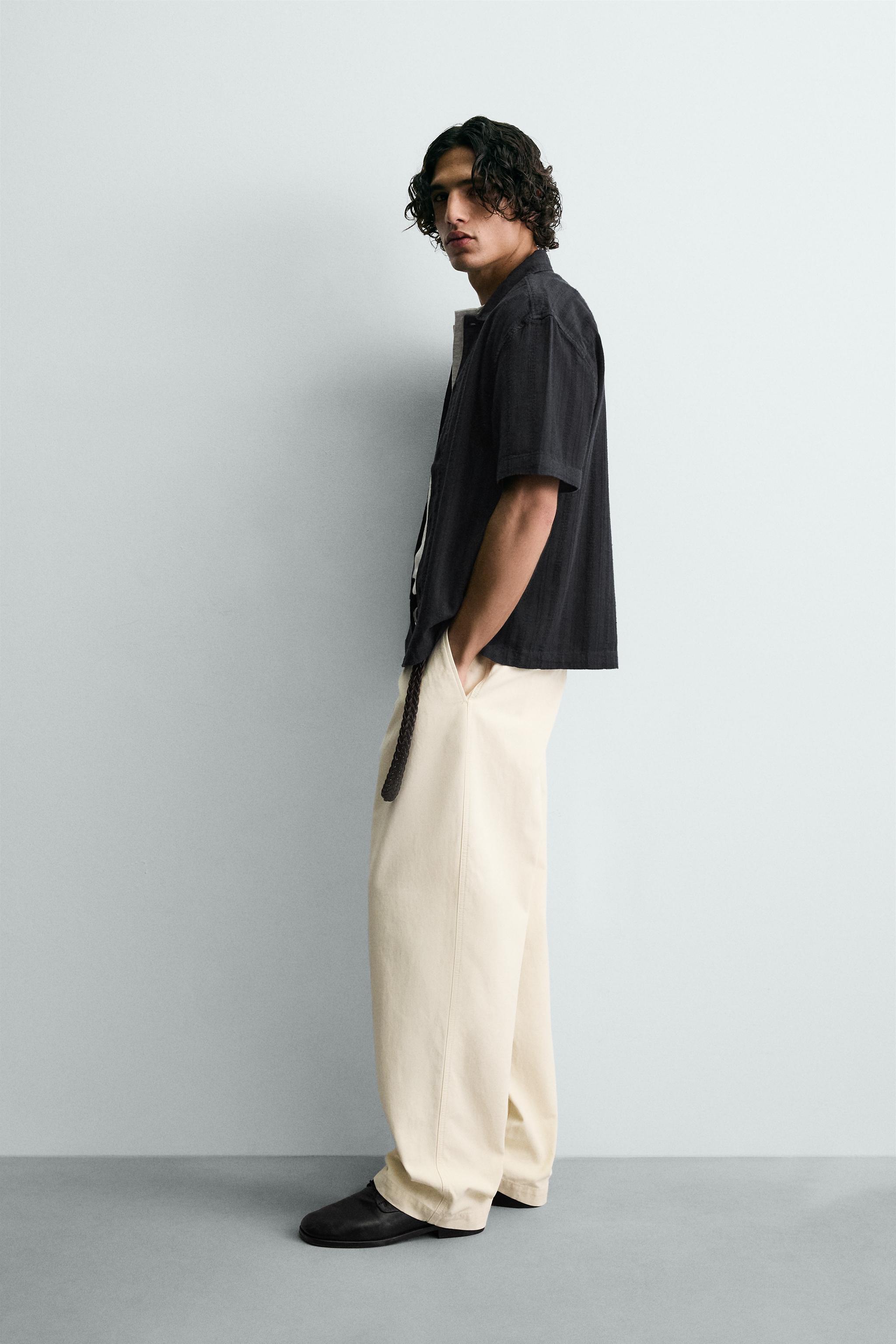 WASHED TEXTURED SHIRT